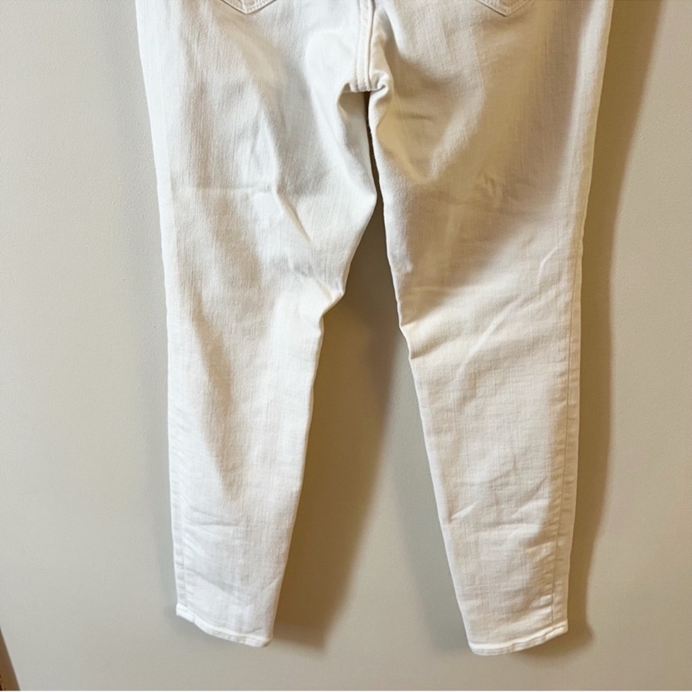 Athleta Sculptek Skinny Ankle Jeans White 530638-00 Size 2 Petite - Picture 8 of 11